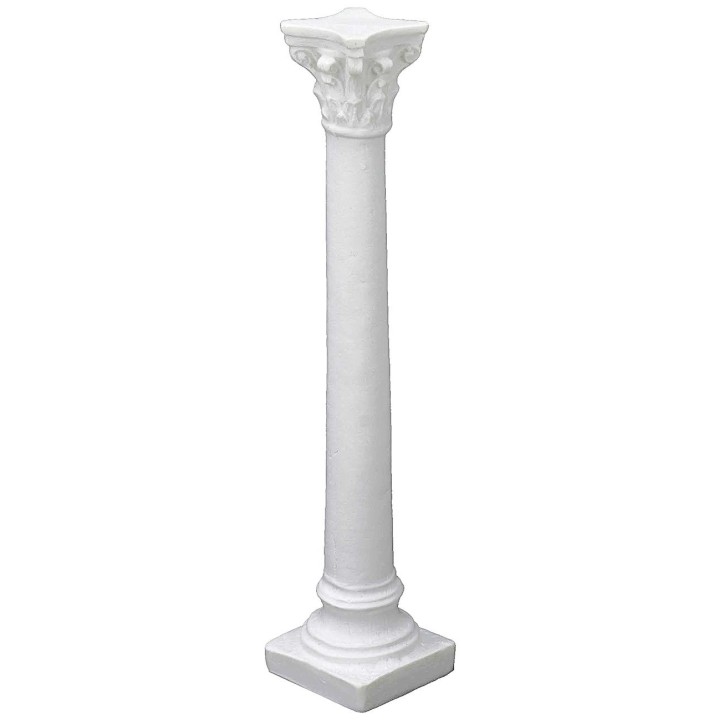 Columna lisa de resina 9,8 cm