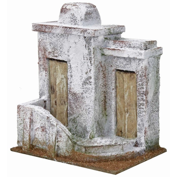 Casa árabe con escalera de 11,5x8,5x12,5 cm h
