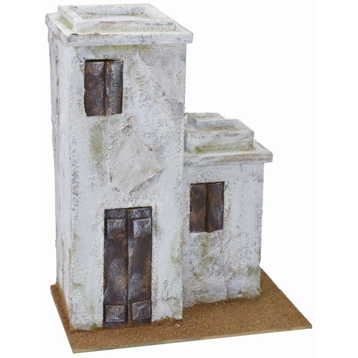 Casa árabe doble de 24x17,5x31,5 cm h