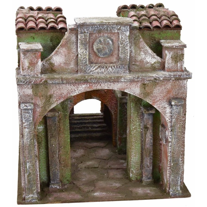 Palazzo con chiostro interno cm 29x39x30 h