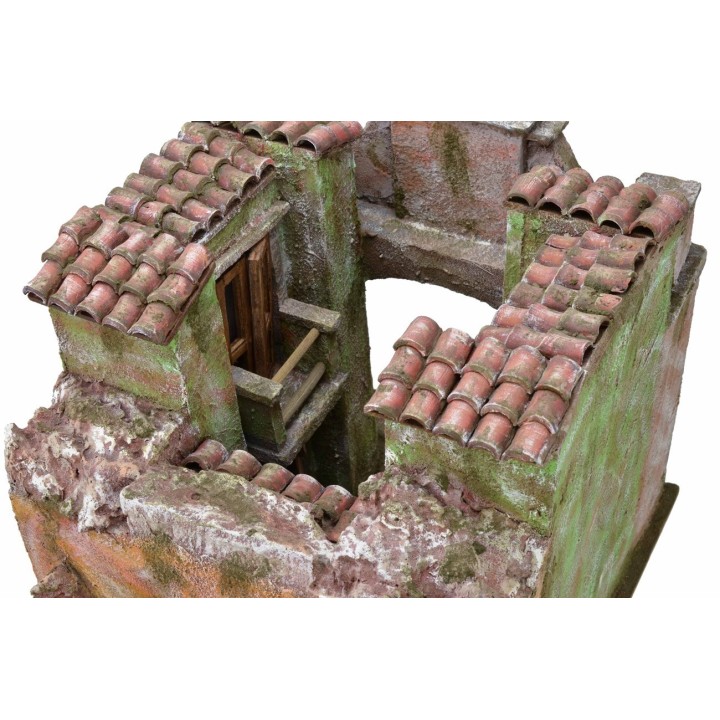 Palacio con claustro interno cm 29x39x30 h