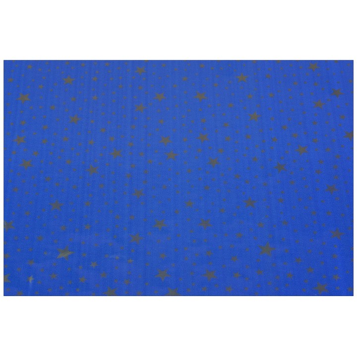 Carta cielo per presepe con stelle oro 100x70 cm