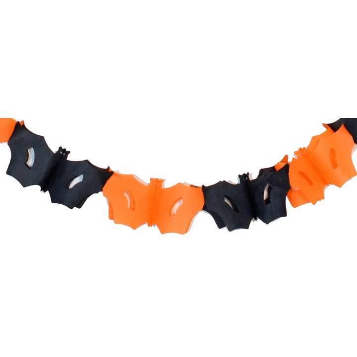 Festone con pipistrelli per Halloween 2 mt.