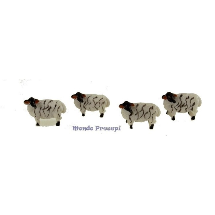 Set of 4 sheep cm 2