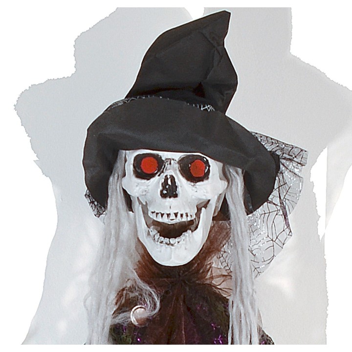 Monstruo fantasma con cabeza en mano luces y sonidos Halloween