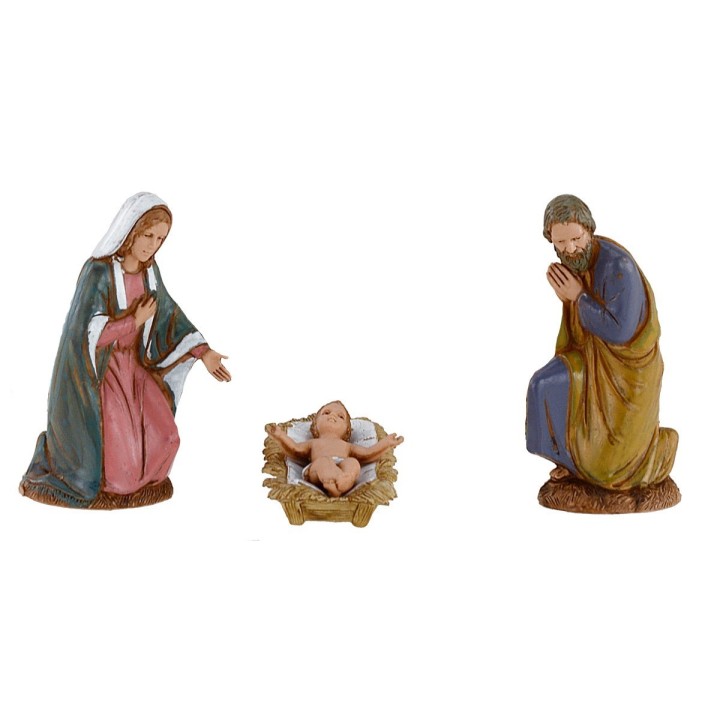 Natividad set 3 piezas 10 cm Landi Moranduzzo