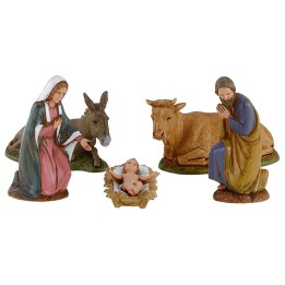 Natividad set 5 pcs 10 cm Landi Moranduzzo