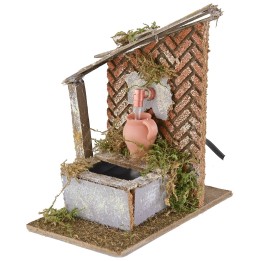 Working fountain with jug 10x15x17 cm h