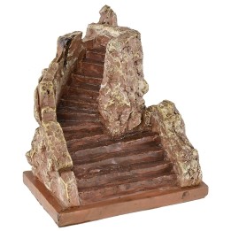 Escalera en resina entre las rocas cm 9,5x6,5x10,5 h