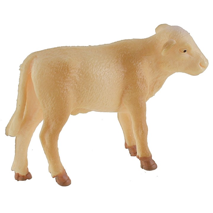 Vaca beige para estatuas de 6-8 cm