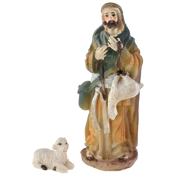 Natività 10 soggetti serie 12 cm in resina