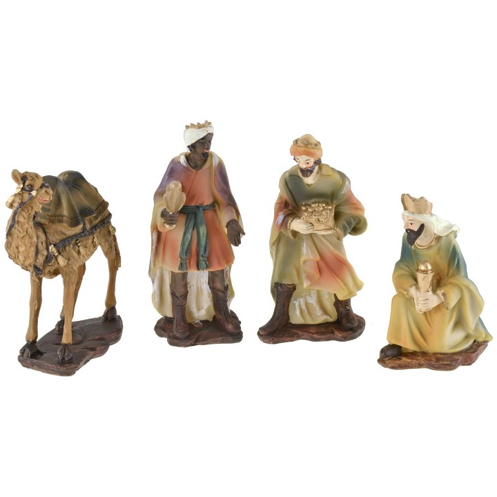 Nativity 10 subjects series 15 cm in resin