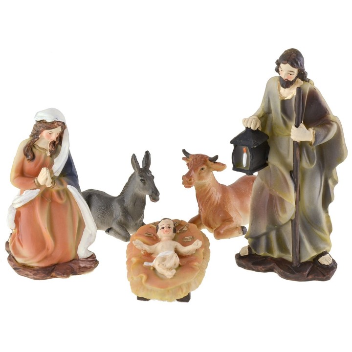 Natividad 10 figuras serie 15 cm en resina
