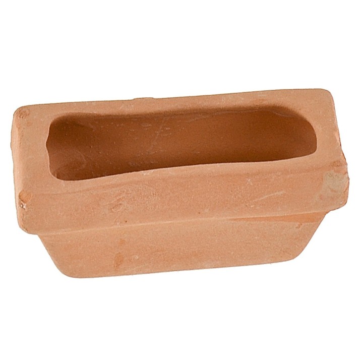 Rectangular terracotta pot cm 5x2.3x2.2 h