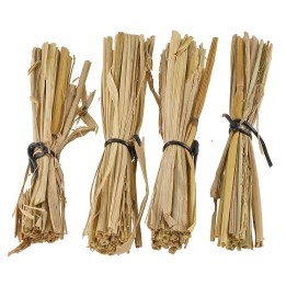 Set of 4 bundles of straw 11 cm