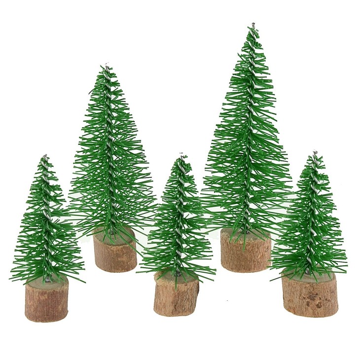 Conjunto de 5 pinos de 5-7,5-8 cm de altura