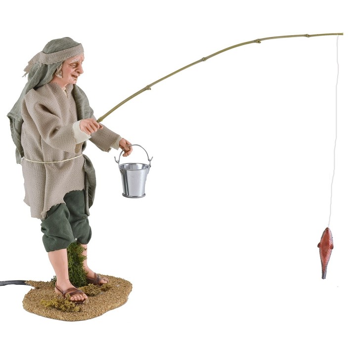 Pescador en movimiento 30 cm