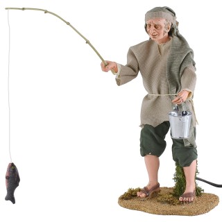 Pescador en movimiento 30 cm