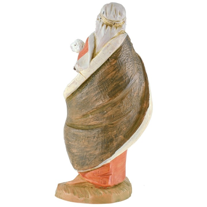 Vecchio con agnello in braccio 19 cm Fontanini
