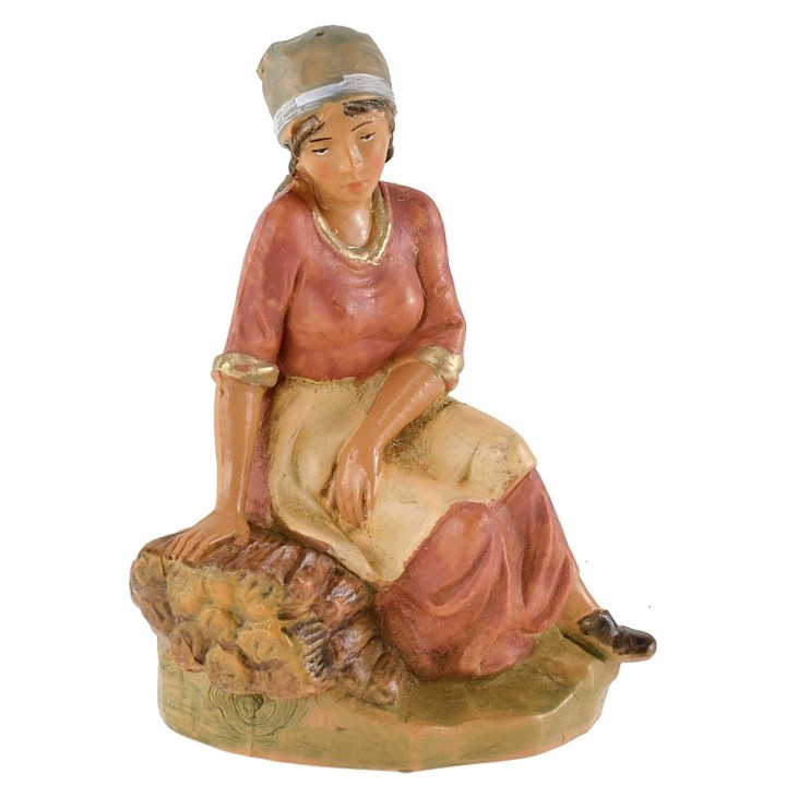 Ragazza seduta serie 12 cm Fontanini