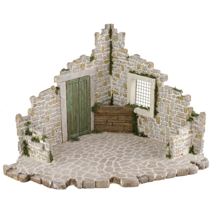 Ambientación en resina para belén de 37x28,5x22,5 cm h