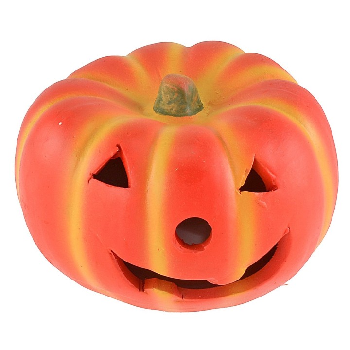 Calabaza de Halloween con luces LED que cambian de color a pilas