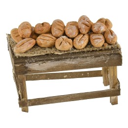 Banquet with assorted bread cm 7x3,5x5 h