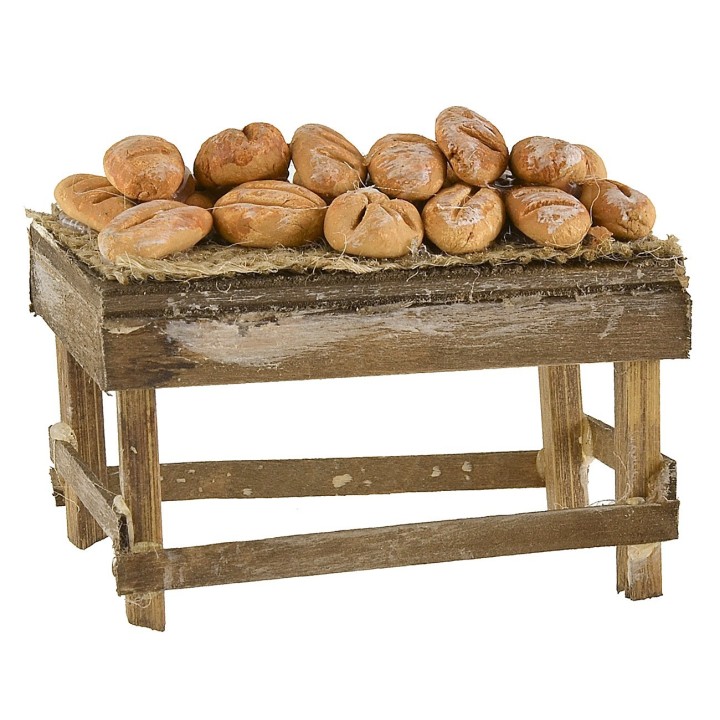 Banquete con pan surtido cm 8x4x4,5 h