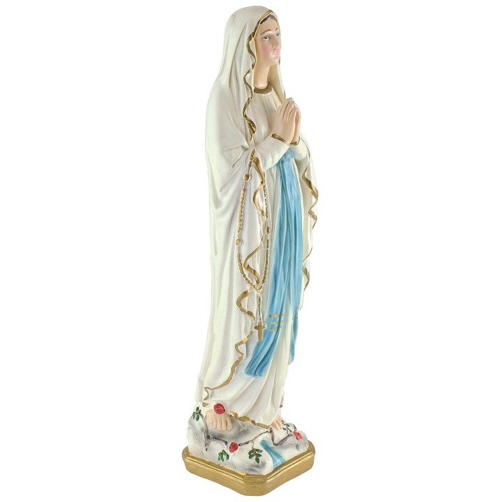 Virgen de Lourdes en resina h 41,5 cm