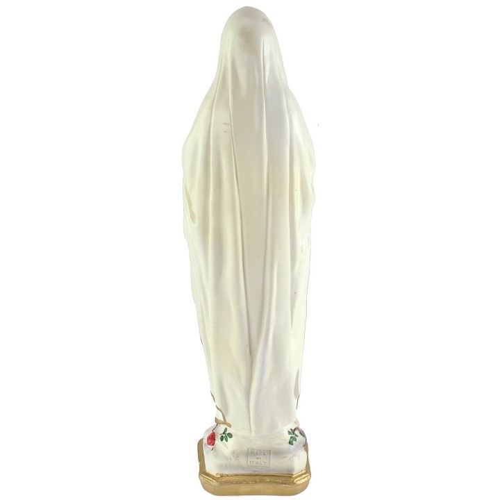 Virgen de Lourdes en resina h 41,5 cm