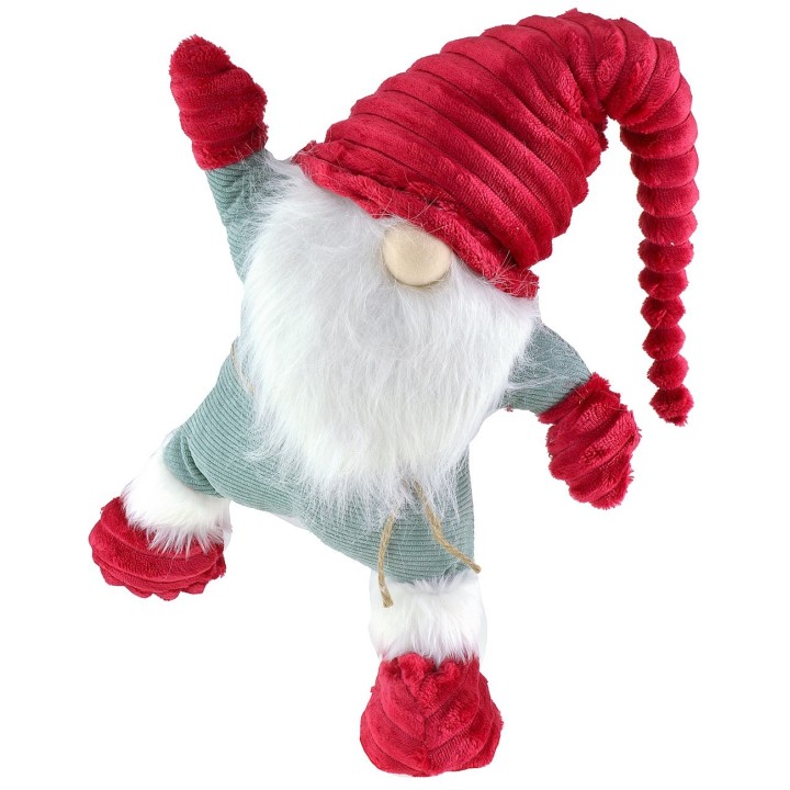 Christmas gnome with beard h 63 cm