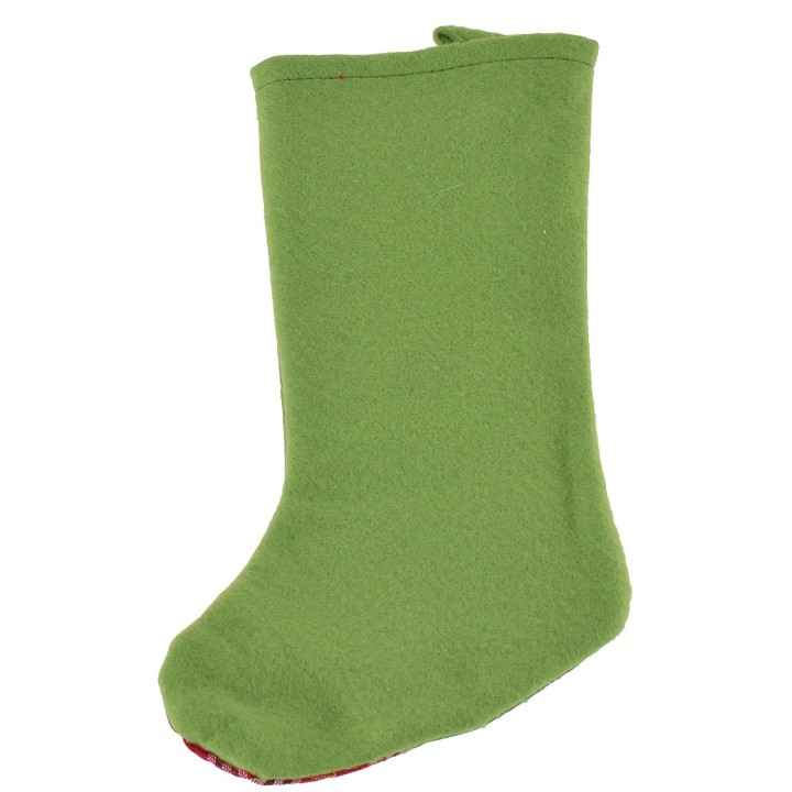 Calza della befana in colori assortiti cm 16x32 h