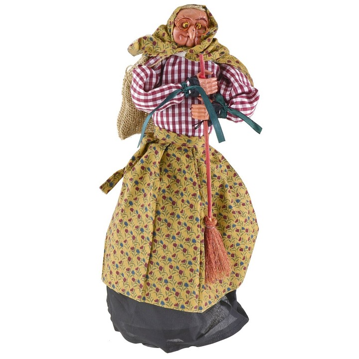 Befana lights and sounds 35 cm