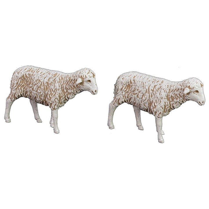 Set 8 pecore Landi Moranduzzo per statue 12 cm