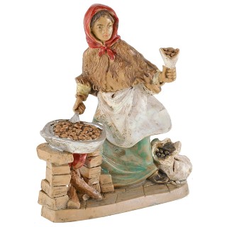 Statuina castagnara 10 cm in pvc lux Euromarchi