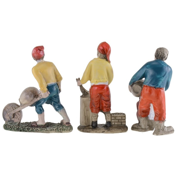 Set 6 statuine in resina serie 10 cm