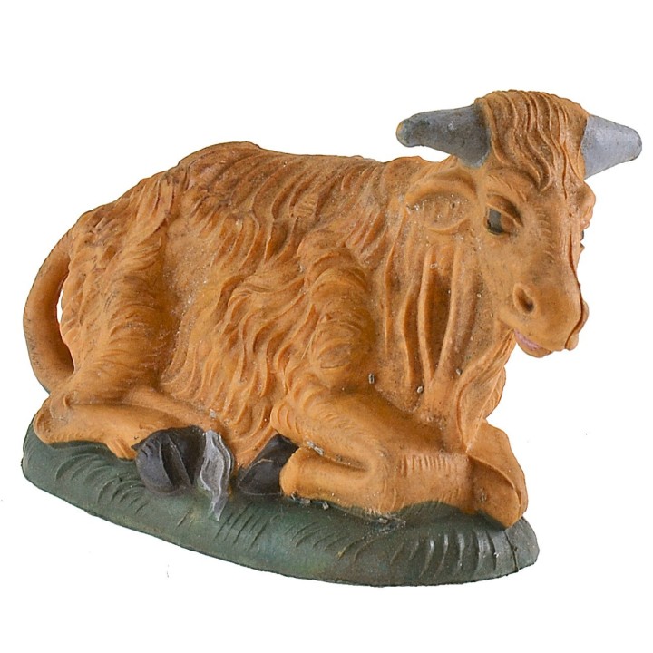 Set bue ed asinello in pvc per statuine da 10 cm