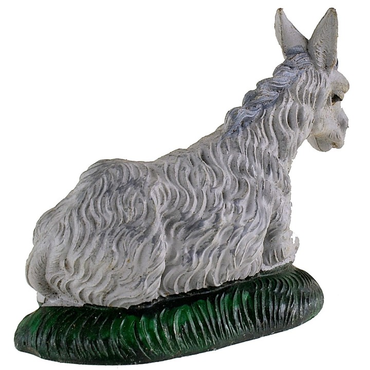 Juego de buey y burro en PVC para figuras de 10 cm