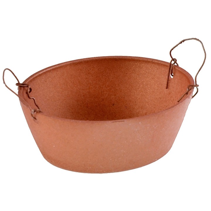 Tina ovalada color cobre 4,8 cm