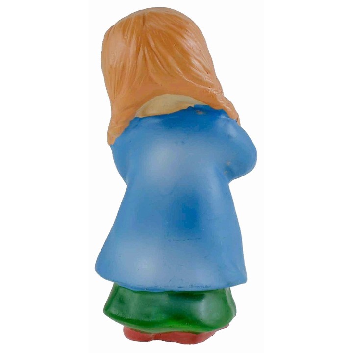 Pastorella con flauto in resina cm 10 stile bambino Oliver