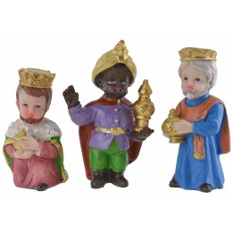 Three Wise Men in resin 7 cm Oliver child style