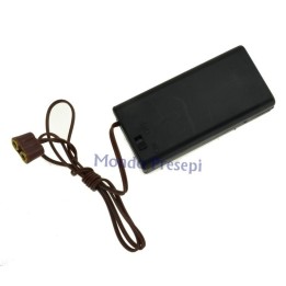 Battery holder with switch for lights and lanterns - PT-K