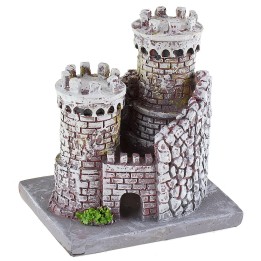 Castillo de resina de 8x6,5x9 cm h