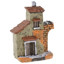 Casa de resina con semi-arco de 6x3,2x8,7 cm h