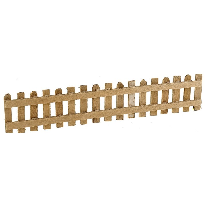 Valla clara de madera cm 22x4 h