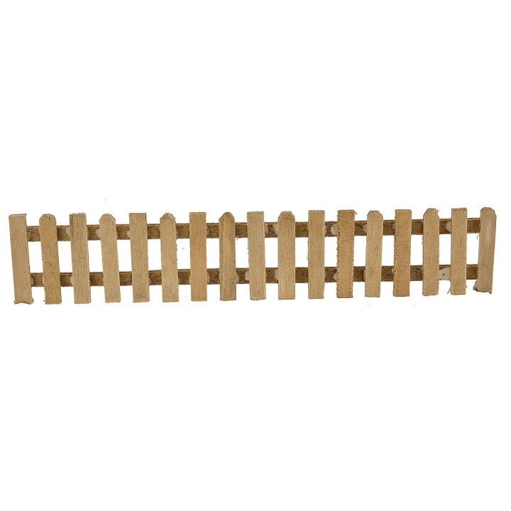 Valla clara de madera cm 22x4 h