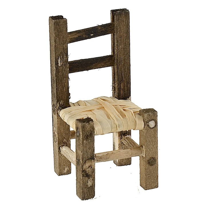 Wooden chair 1.8x1.8x3.6 cm h