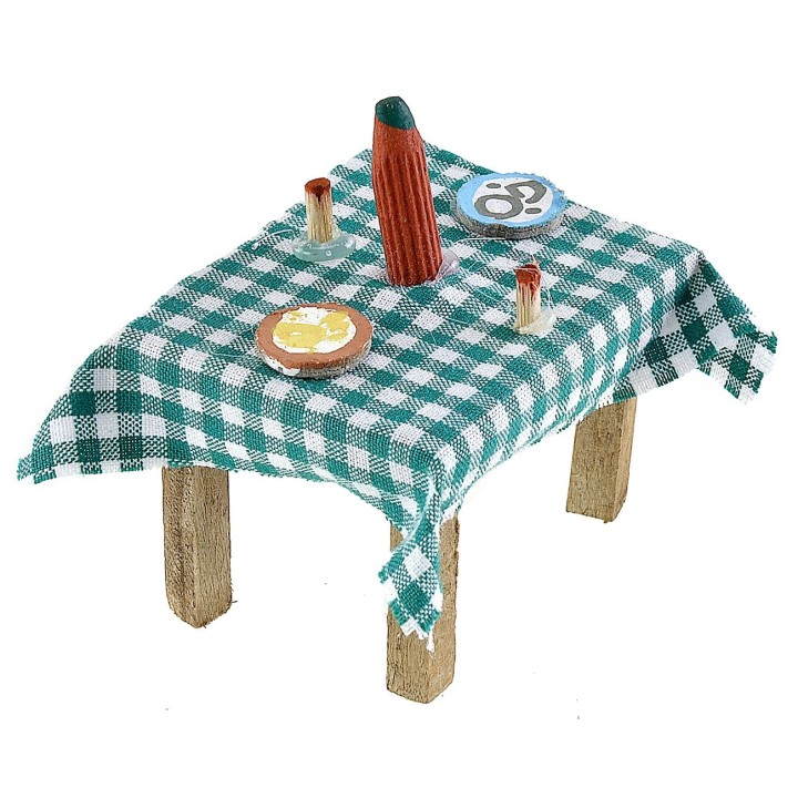Table set in assorted colors 5.5x4.1x3.5 cm h