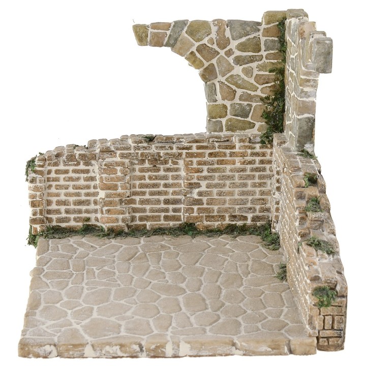 Escenario de resina para belén de 20x17,5x16 cm h