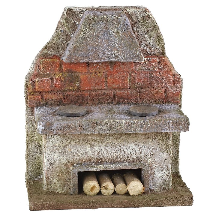 Kitchen with hood 12x6x14.5 cm h for 12 cm statues
